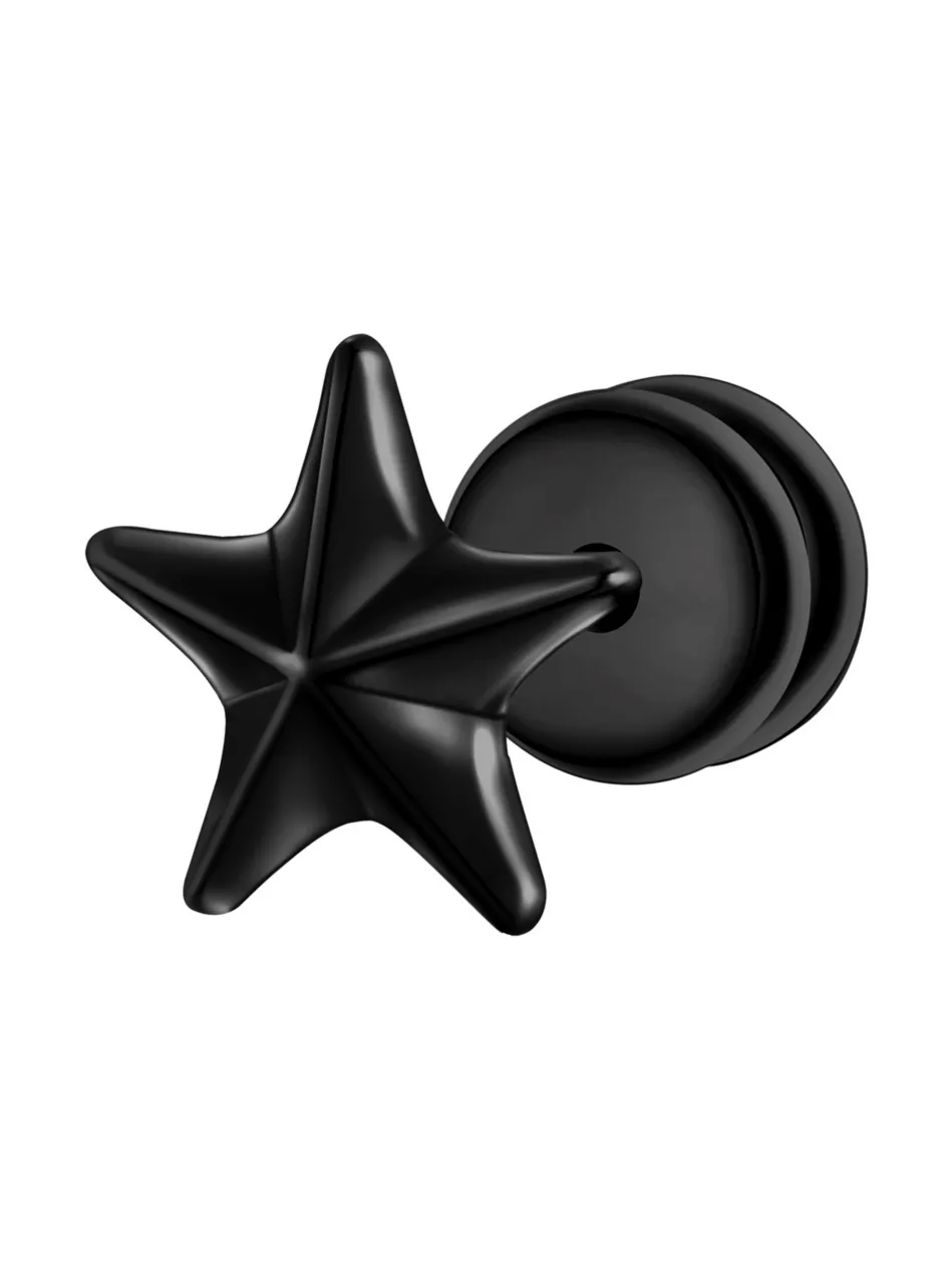 Herren Ohrstecker - Stern