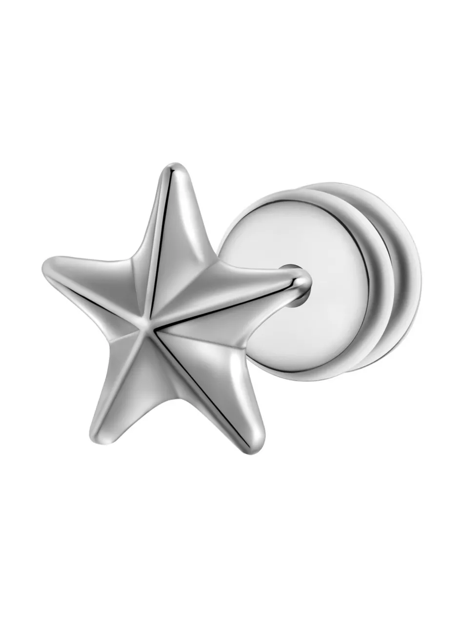 Herren Ohrstecker - Stern