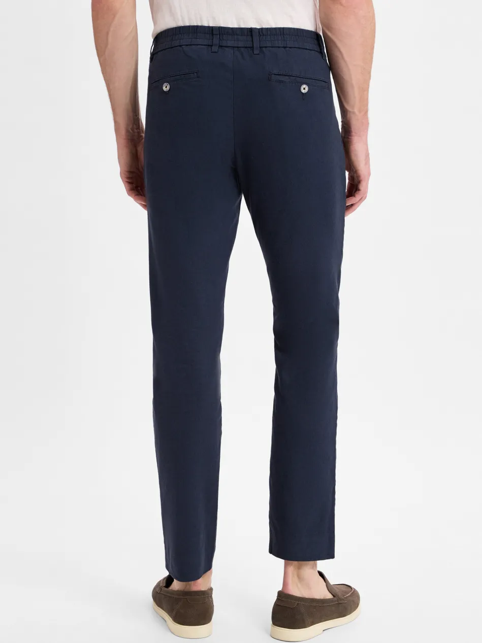 Herren Baukasten-Hose mit Leinenanteil