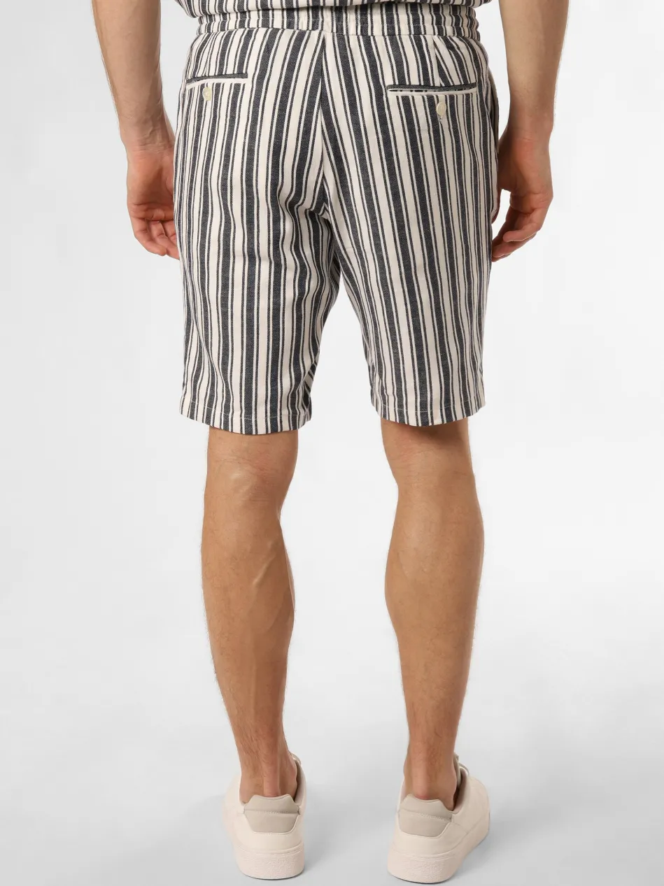 Herren Baukasten-Shorts mit Leinen-Anteil - Cox