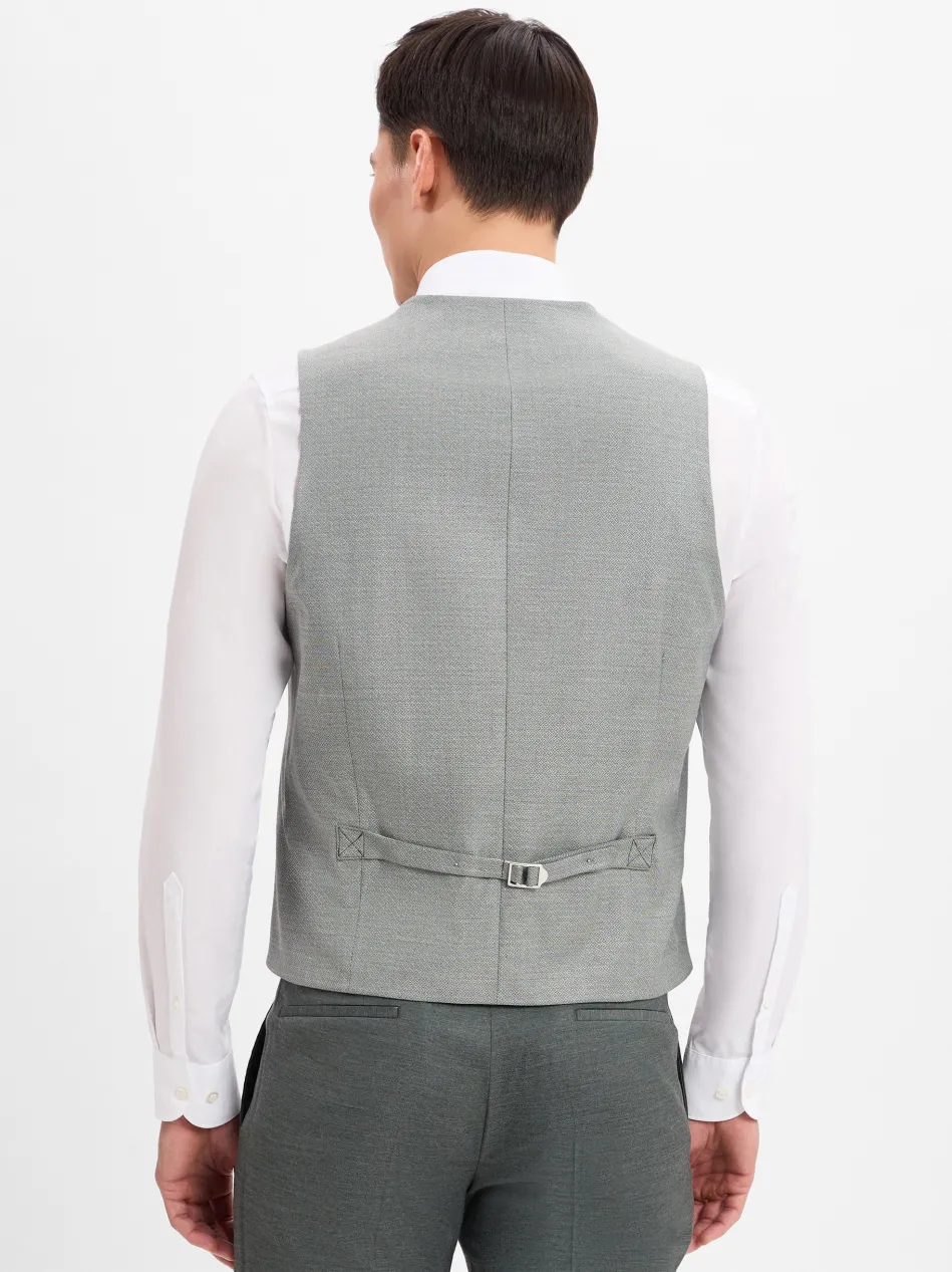 Herren Baukasten-Weste mit Schurwoll-Anteil