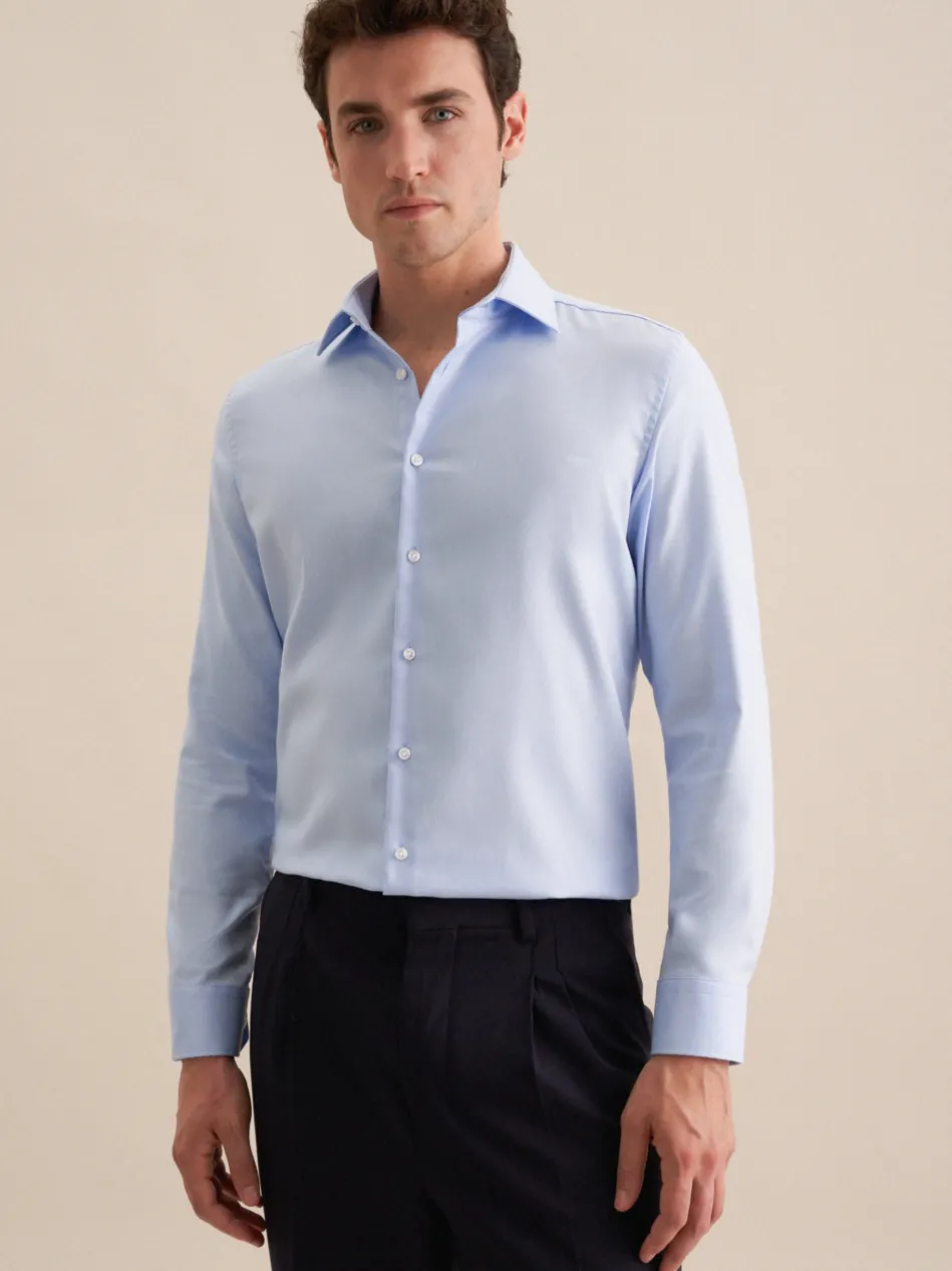 Herren Business Hemd - Slim Langarm