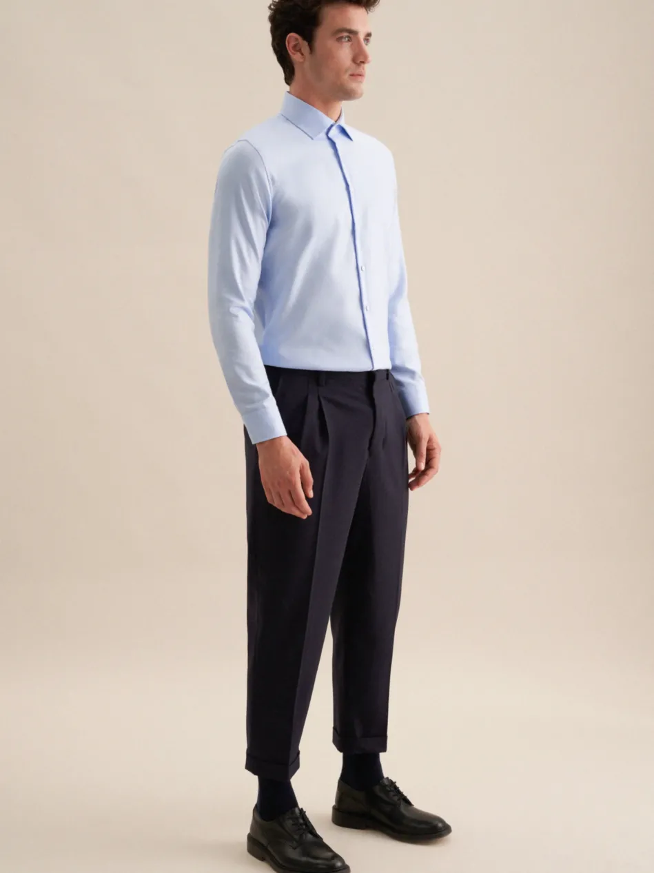 Herren Business Hemd - Slim Langarm