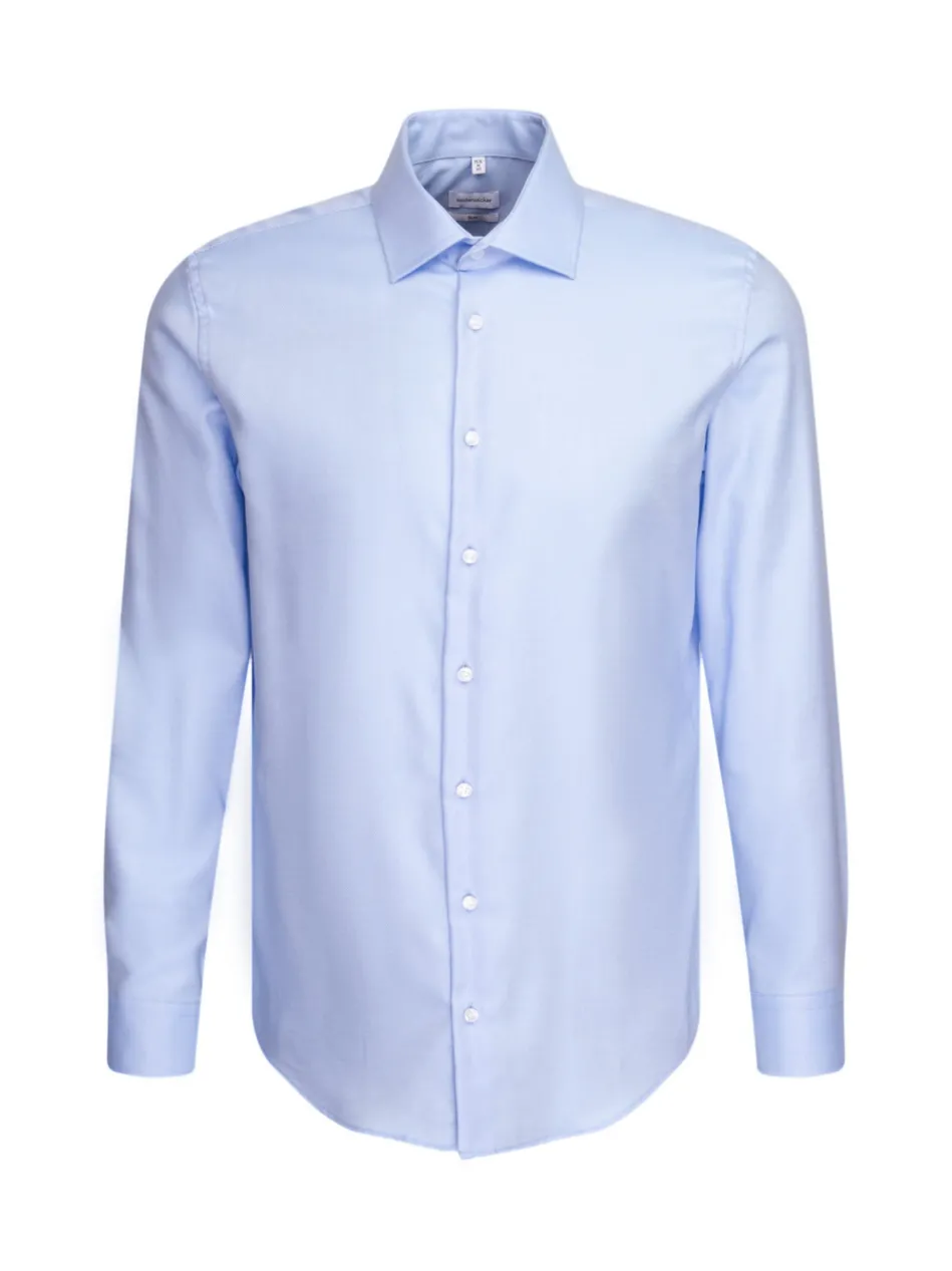 Herren Business Hemd - Slim Langarm