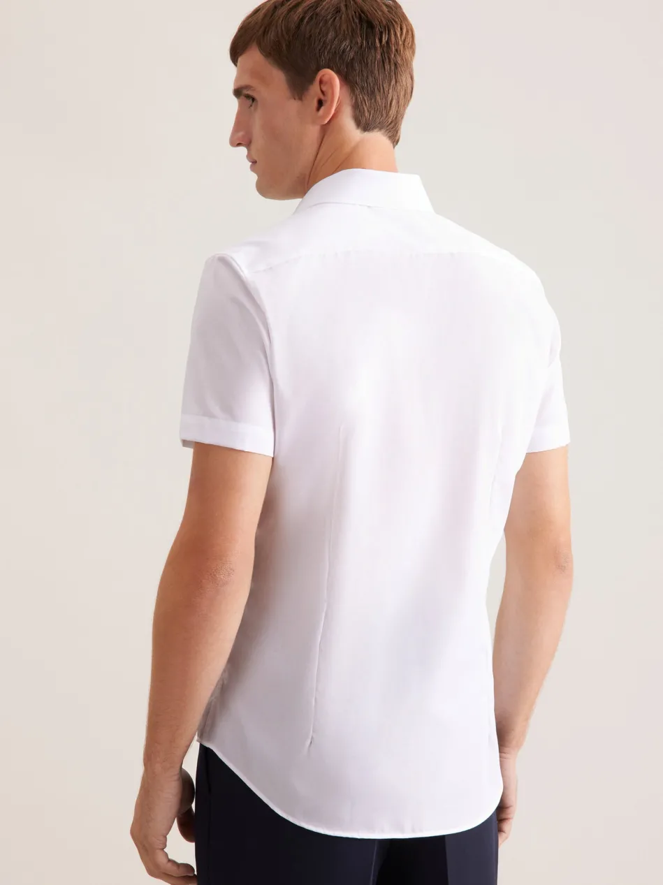 Herren Business Hemd - Slim Kurzarm