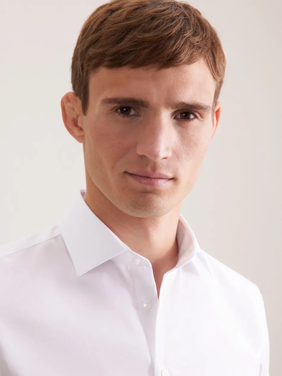 Herren Business Hemd - Slim Kurzarm