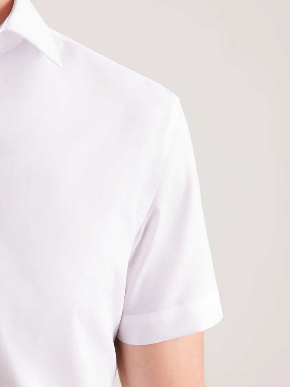 Herren Business Hemd - Slim Kurzarm