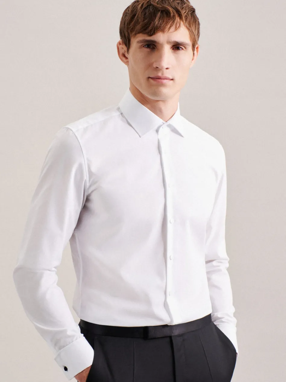 Herren Business Hemd - Shaped Langarm