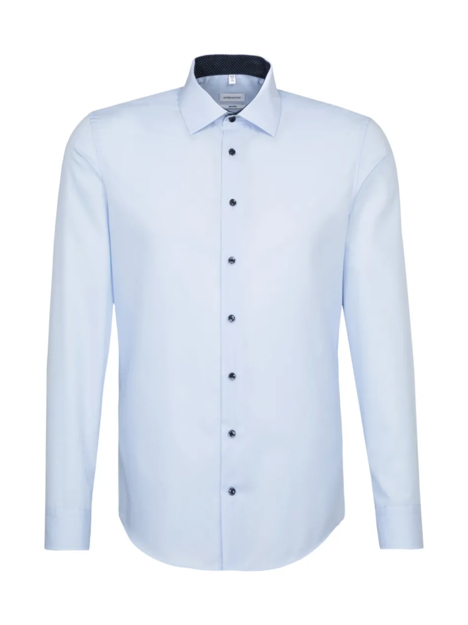 Herren Business Hemd - Shaped 1/1 Extra lang