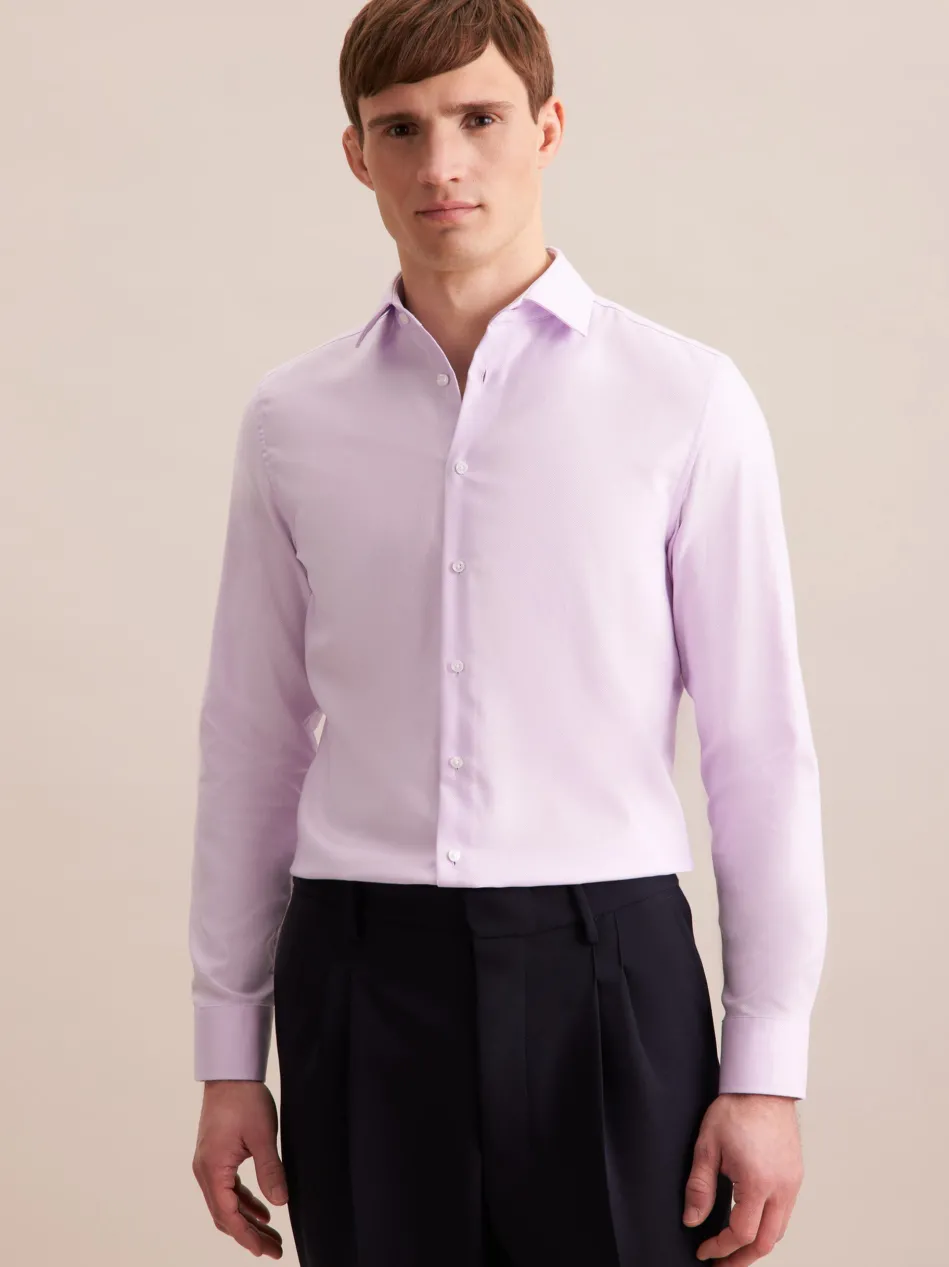 Herren Business Hemd - Slim Langarm