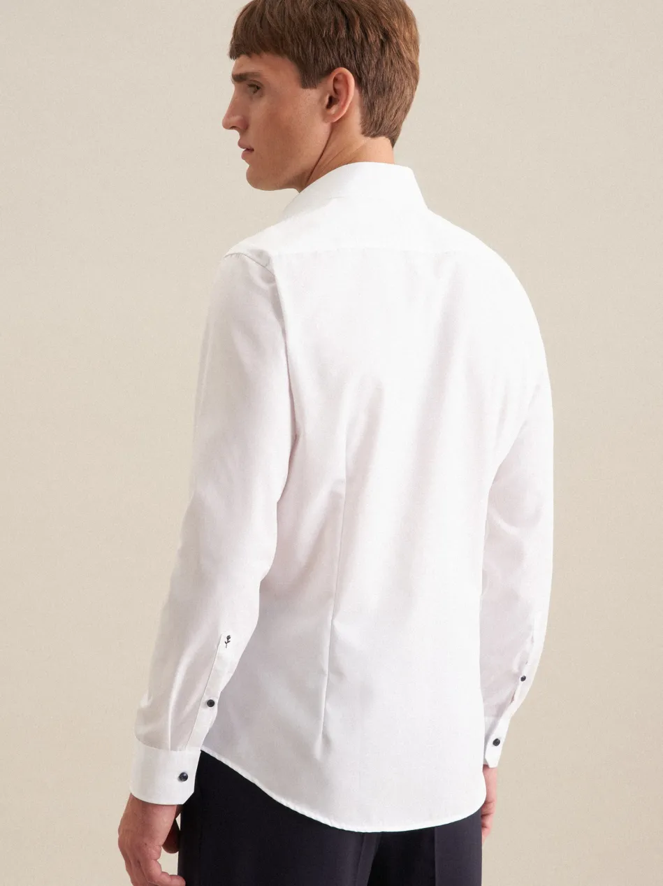 Herren Business Hemd - Shaped 1/1 Extra lang
