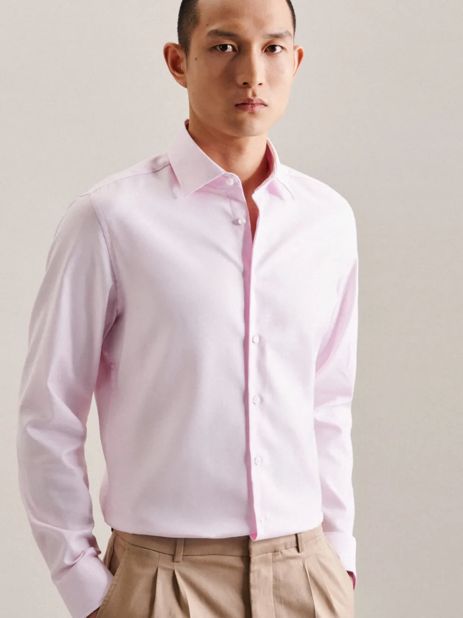 Herren Business Hemd - Slim Langarm