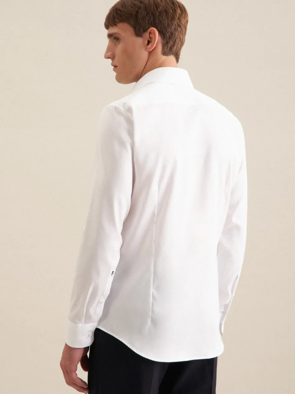 Herren Business Hemd - Slim Langarm