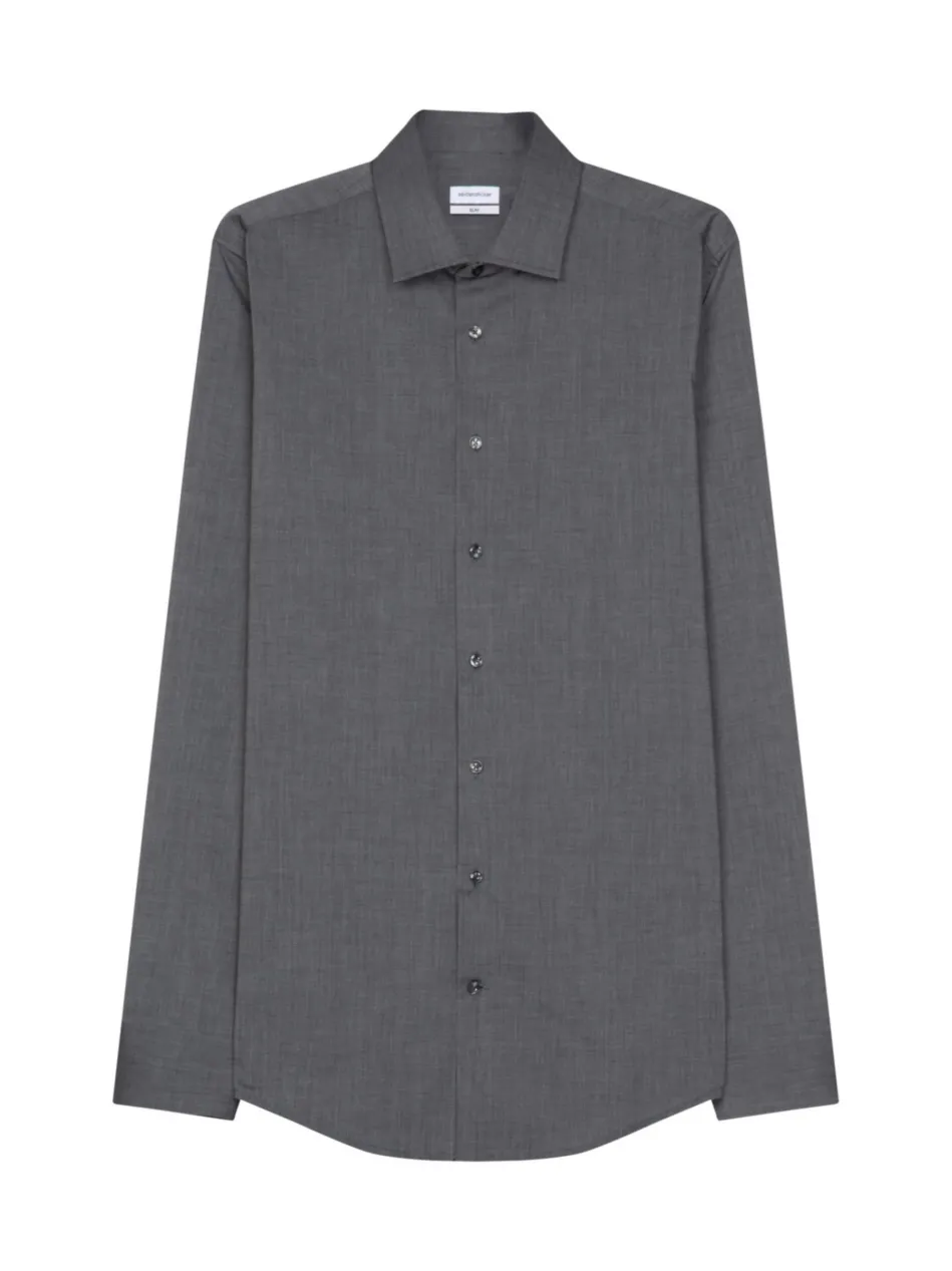 Herren Business Hemd - Slim 1/1 Extra lang