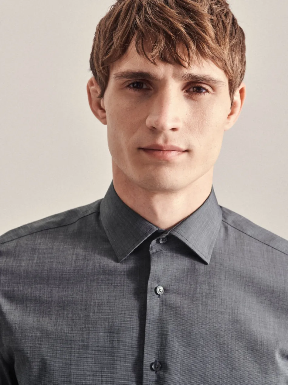 Herren Business Hemd - Slim 1/1 Extra lang