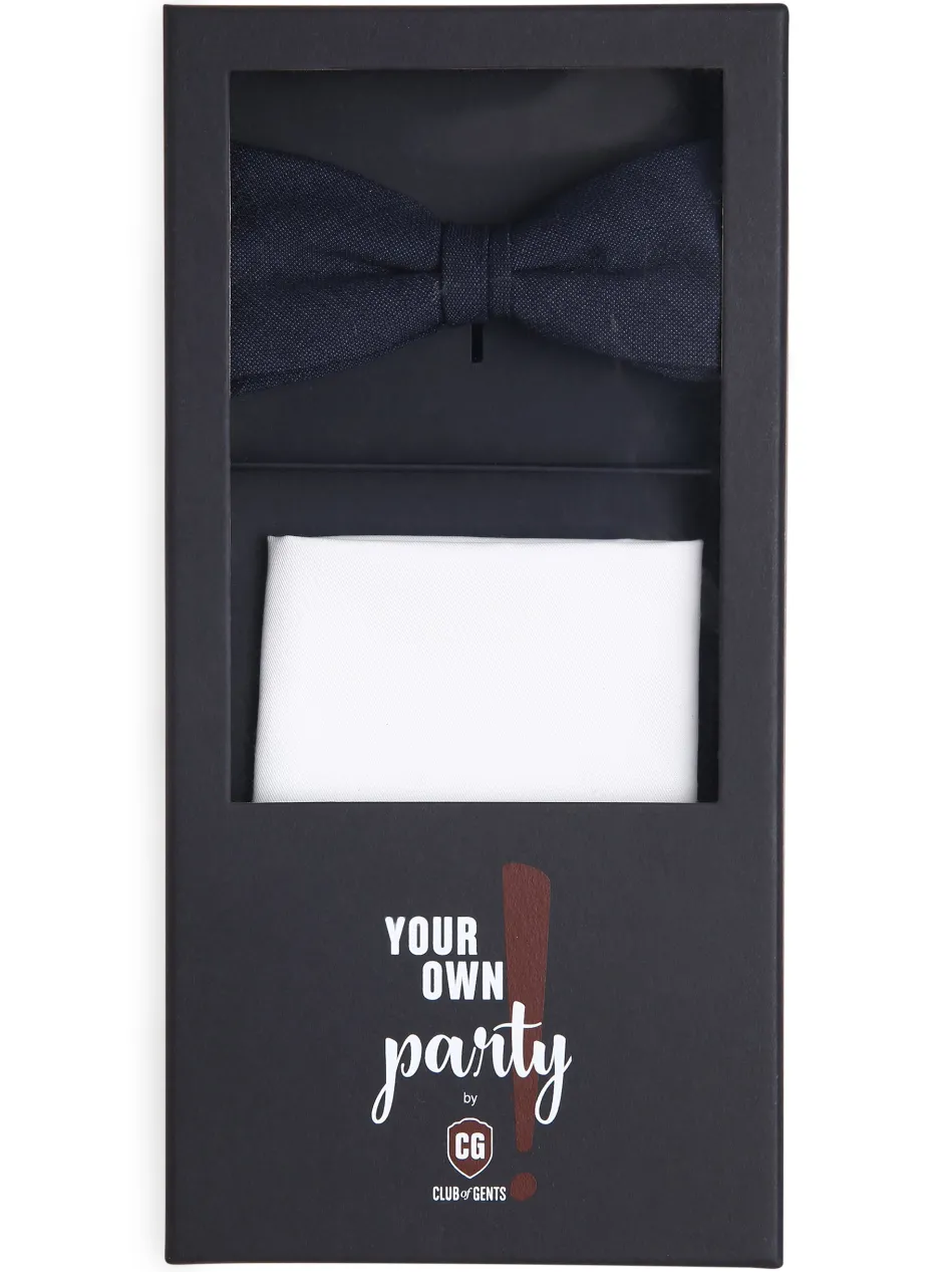 Herren Fliege und Einstecktuch