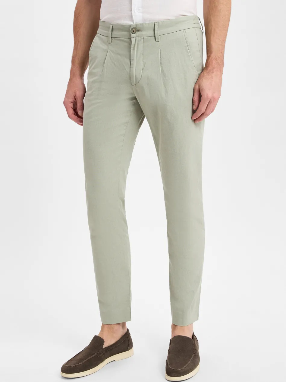 Herren Hose mit Leinenanteil
