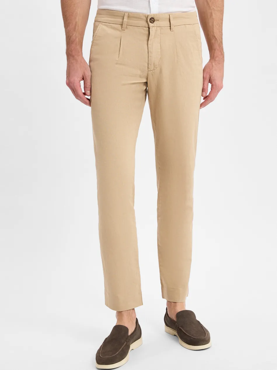 Herren Hose mit Leinenanteil