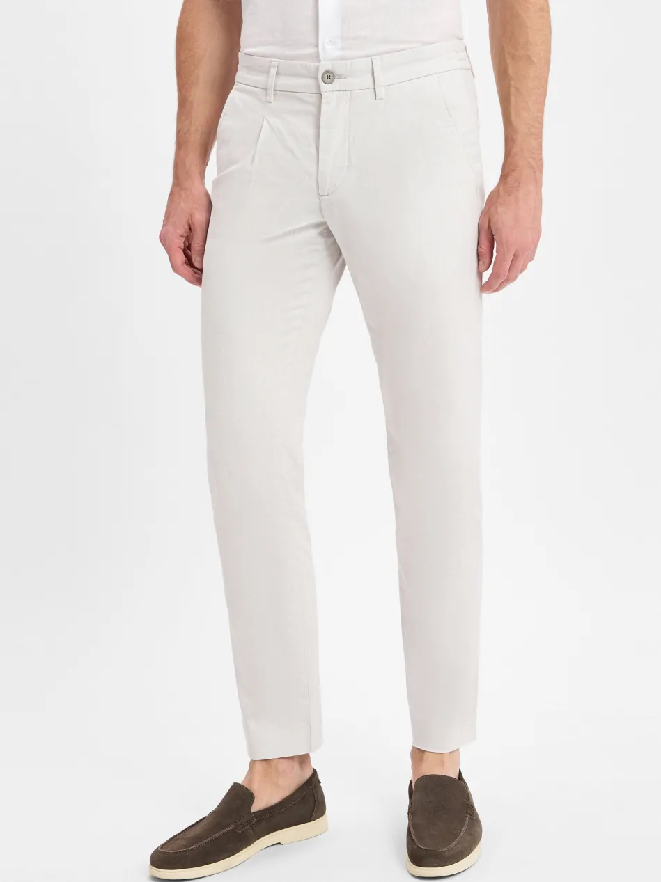 Herren Hose mit Leinenanteil