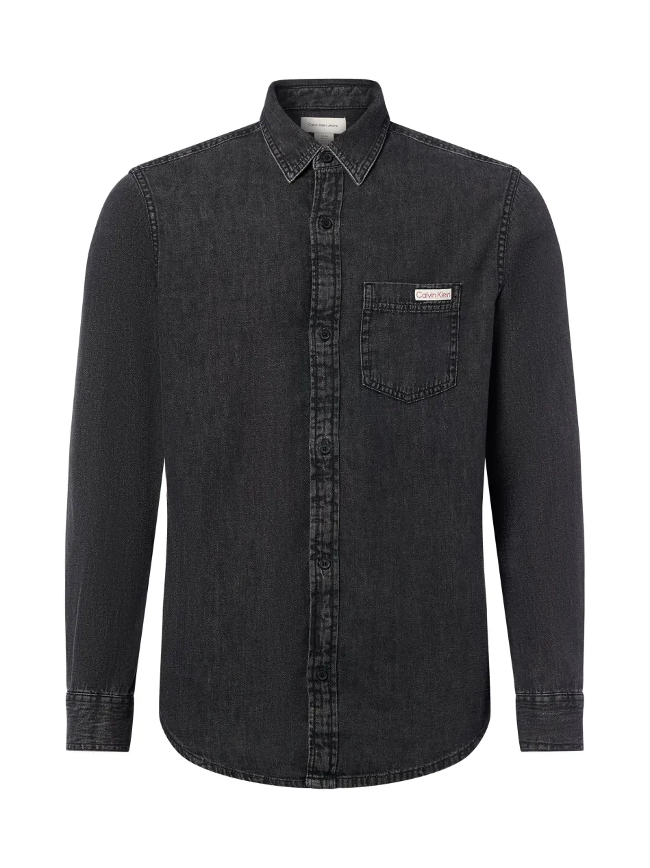 Herren Jeanshemd