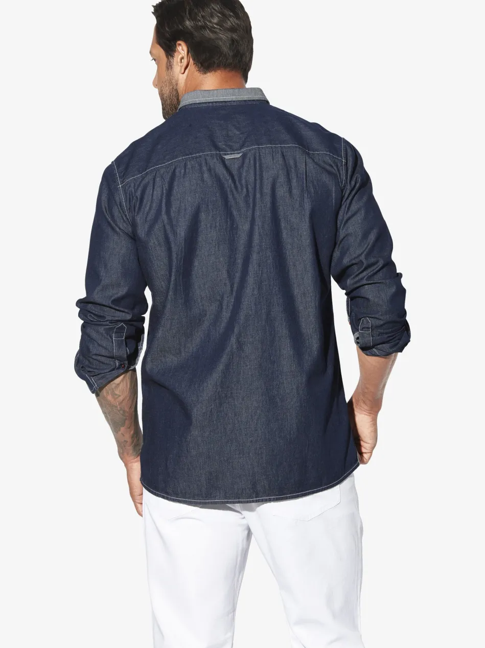 Herren Jeanshemd - OLAFGREN