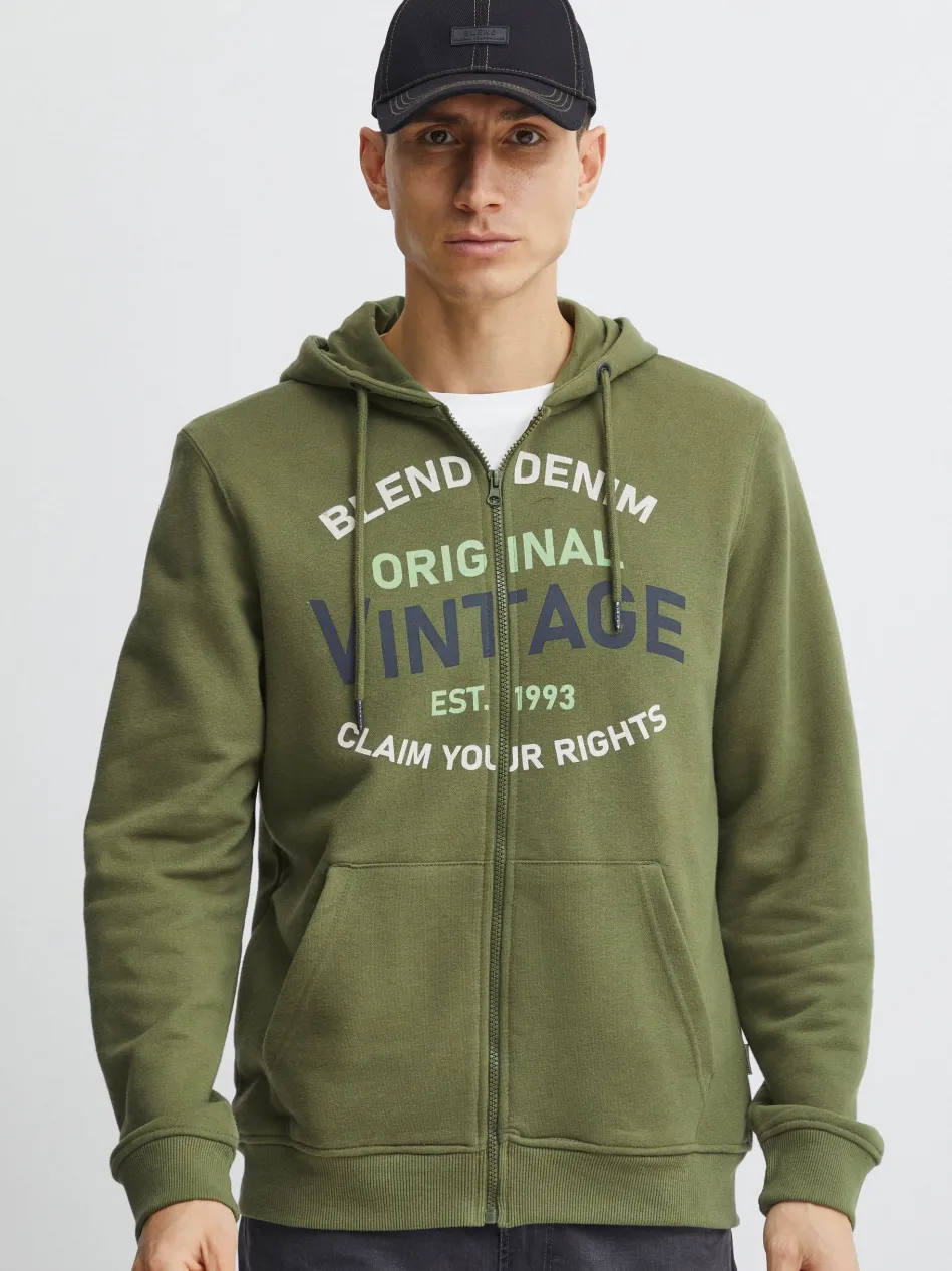 Herren Kapuzensweatjacke