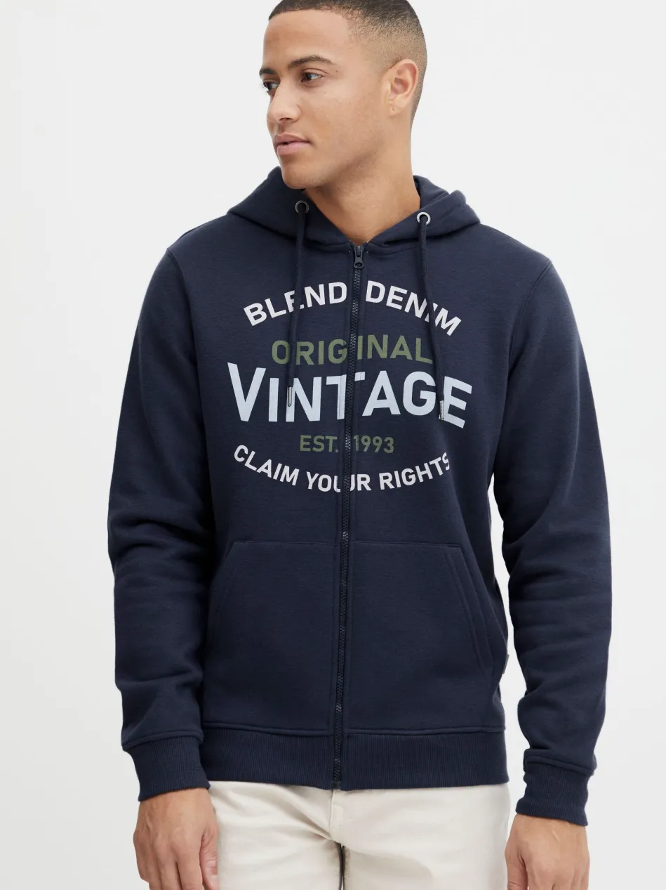 Herren Kapuzensweatjacke