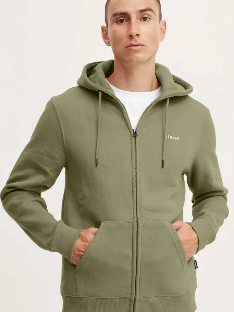 Herren Kapuzensweatjacke