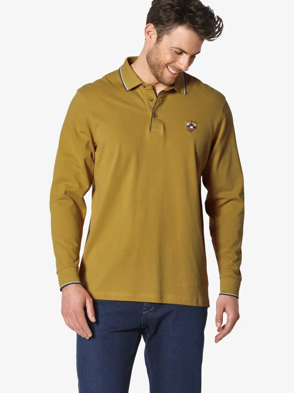 Herren Langarm-Poloshirt - MILANVETZO