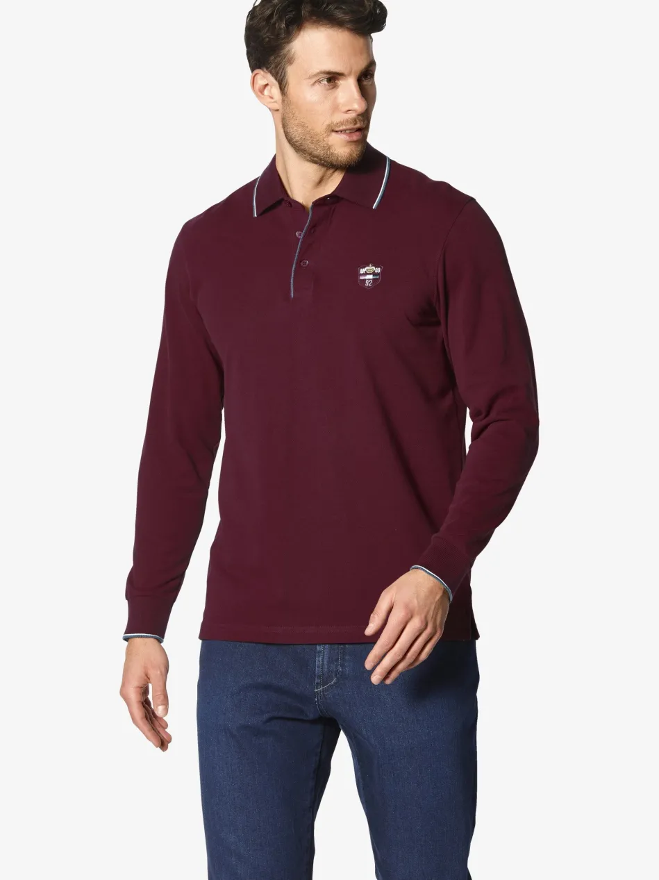 Herren Langarm-Poloshirt - MILANVETZO