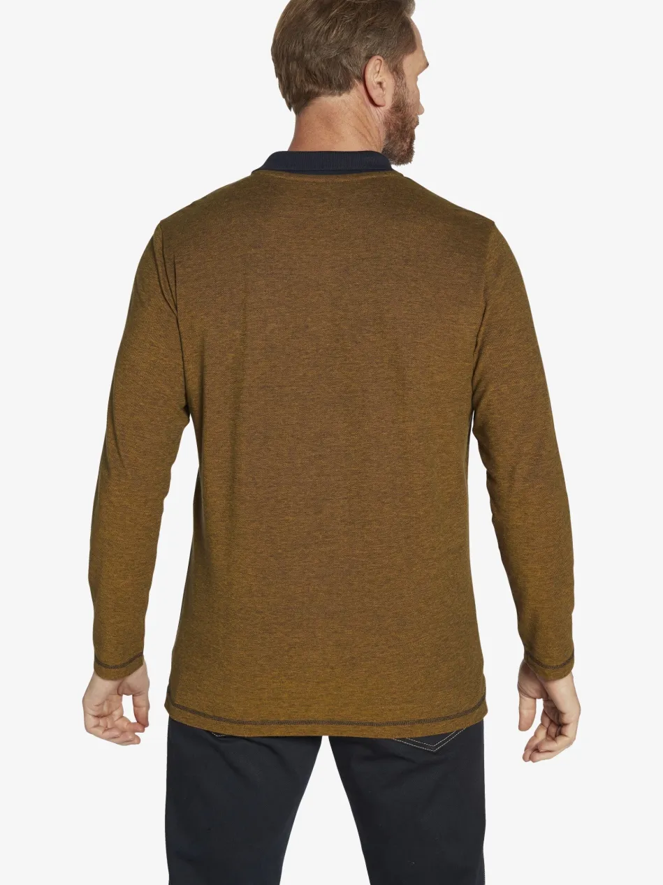 Herren Langarm-Poloshirt - JUHANI