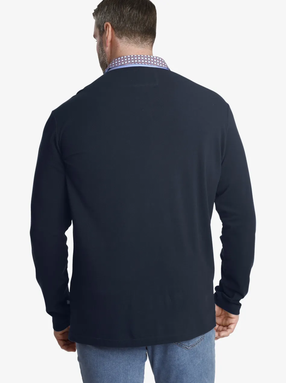 Herren Langarm-Poloshirt - EARL CHAD