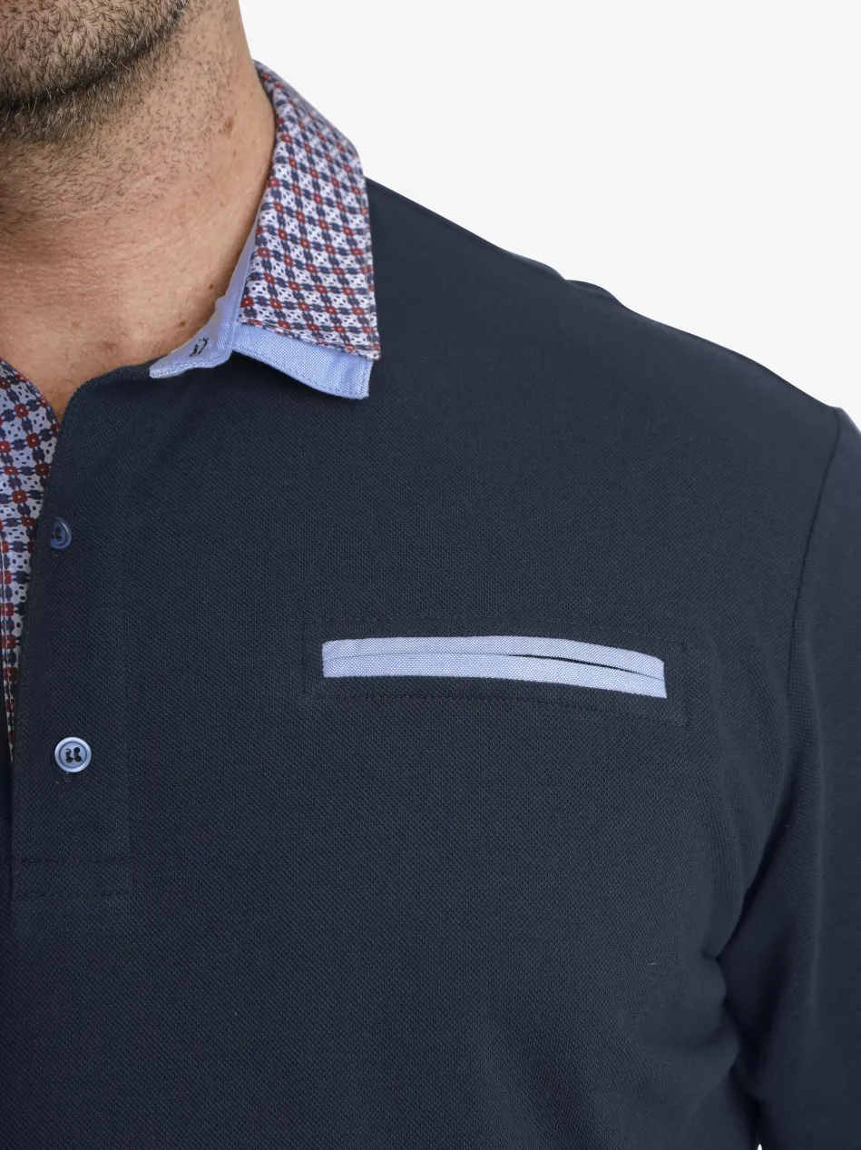 Herren Langarm-Poloshirt - EARL CHAD