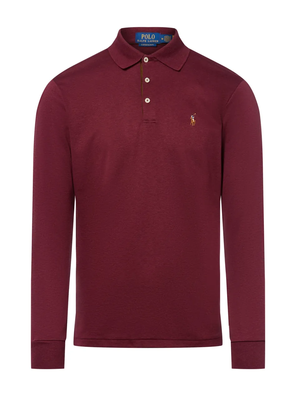 Herren Langarm-Poloshirt