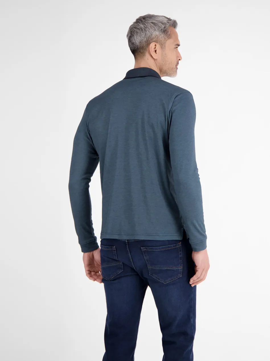 Herren Langarm-Poloshirt