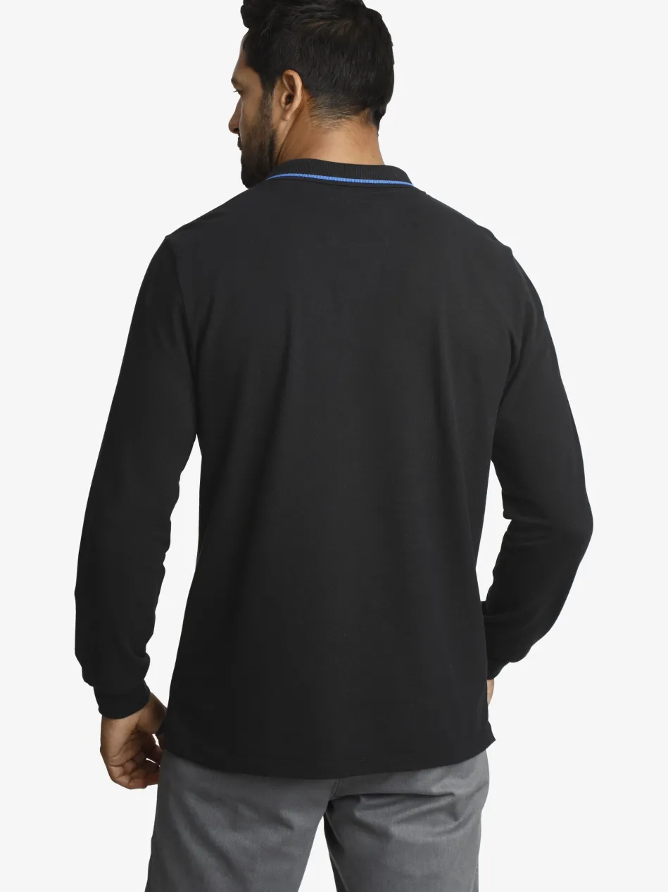 Herren Langarm-Poloshirt - ELLIS