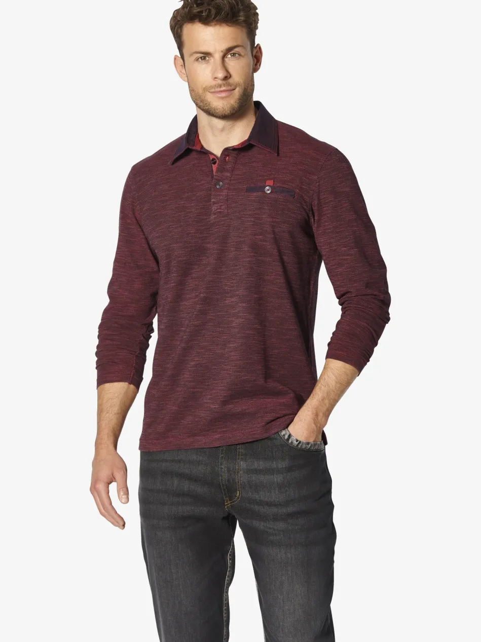 Herren Langarm-Poloshirt - ZUPATERRI