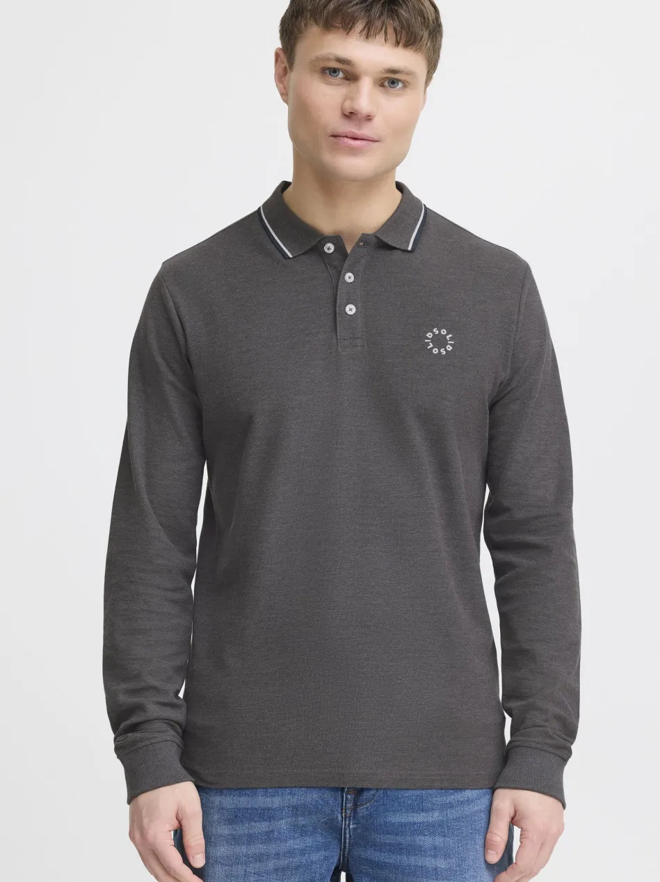 Herren Langarm-Poloshirt - SDHANGOR