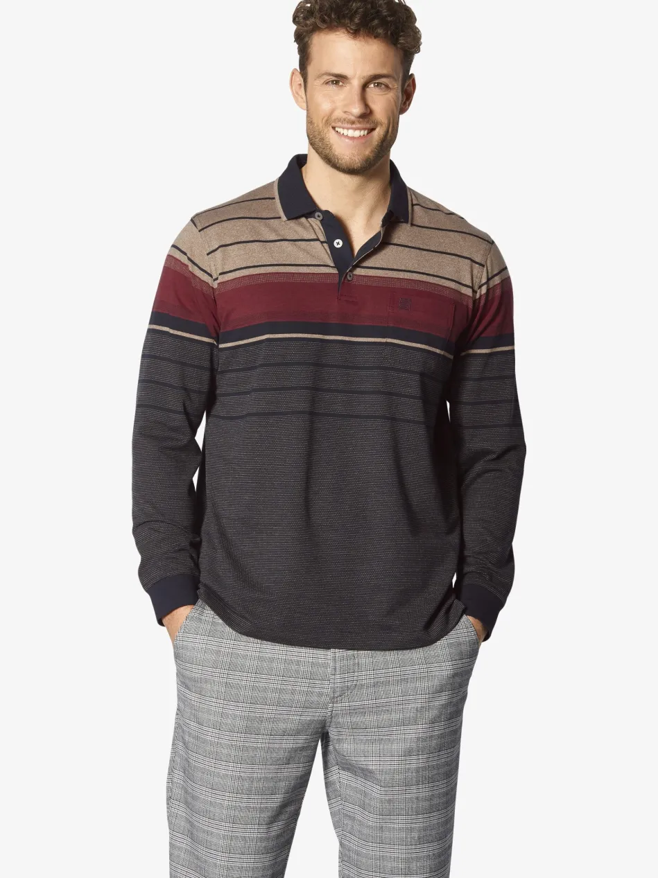 Herren Langarm-Poloshirt - FILOSSI
