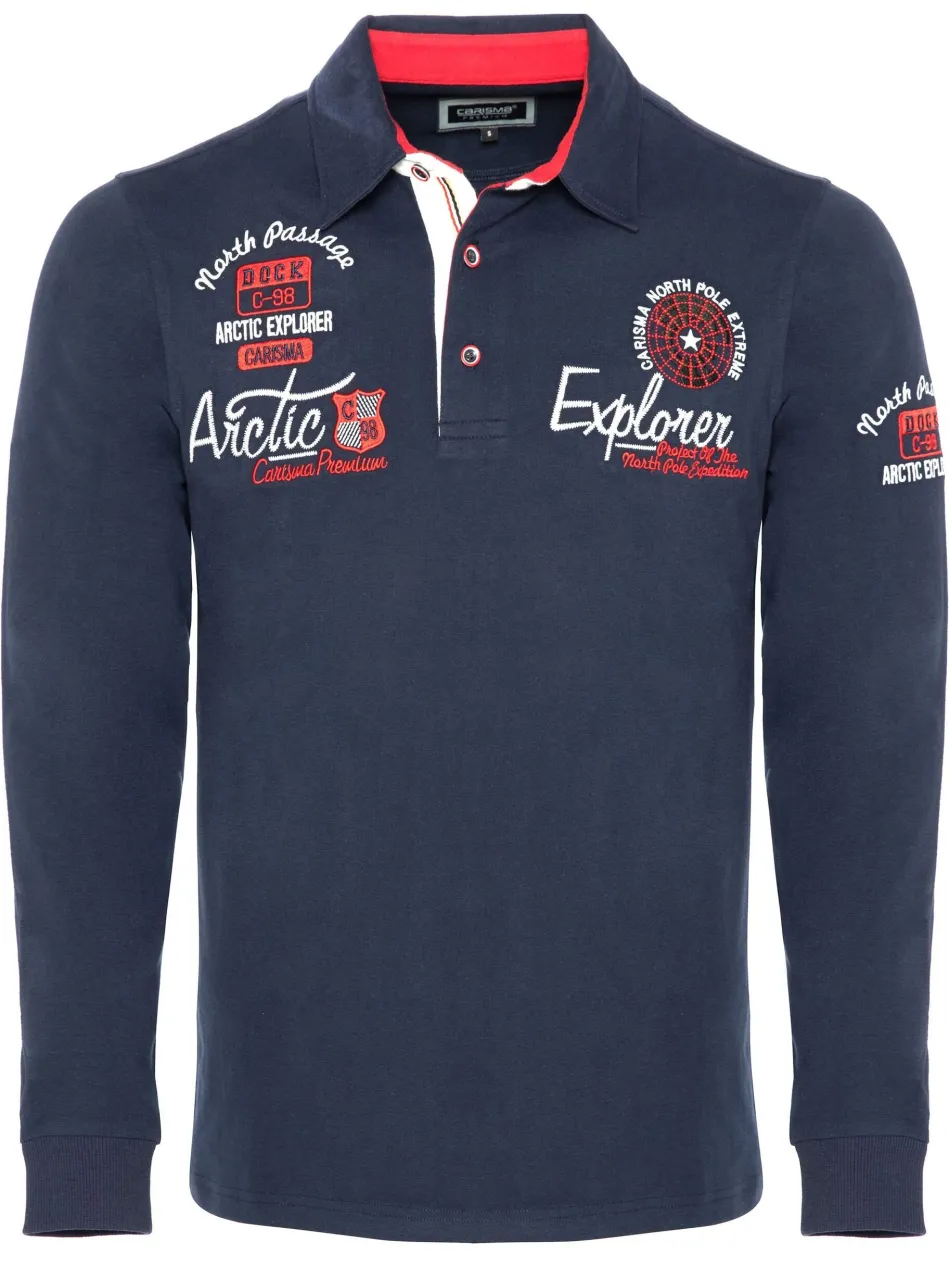 Herren Langarm-Polo