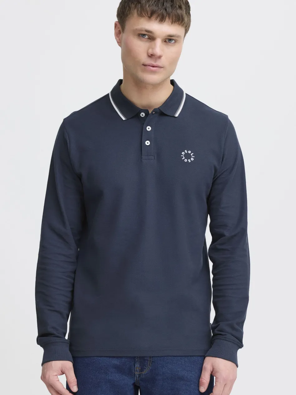 Herren Langarm-Poloshirt - SDHANGOR
