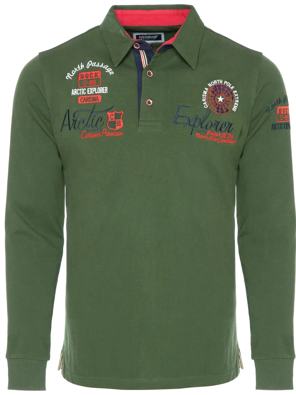 Herren Langarm-Polo