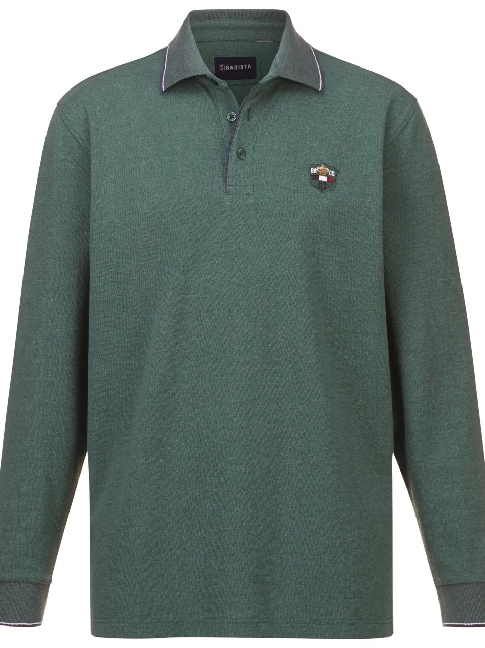 Herren Langarm-Poloshirt - MILANVETZO