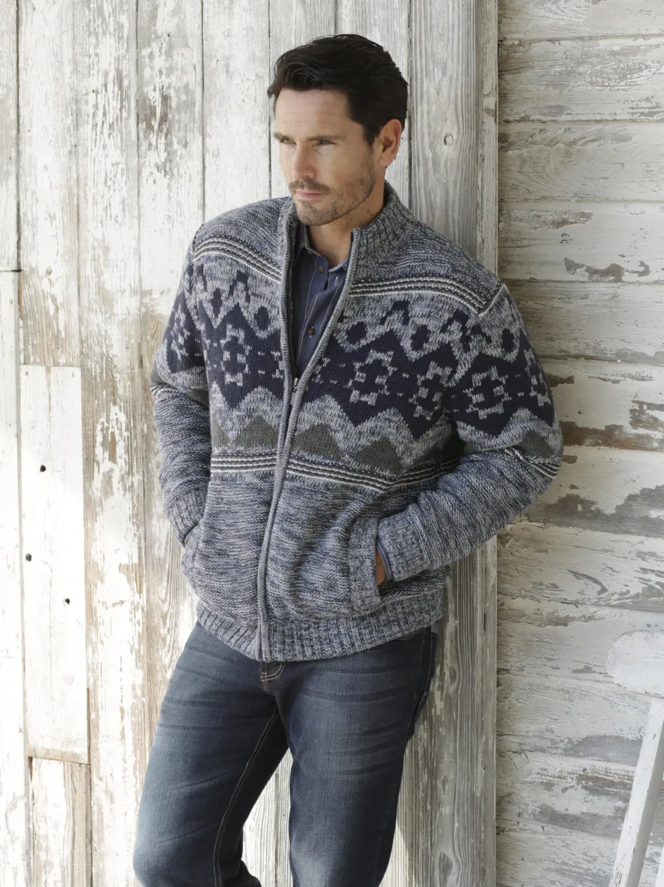 Herren Outdoor Strickjacke - TESSABELLA