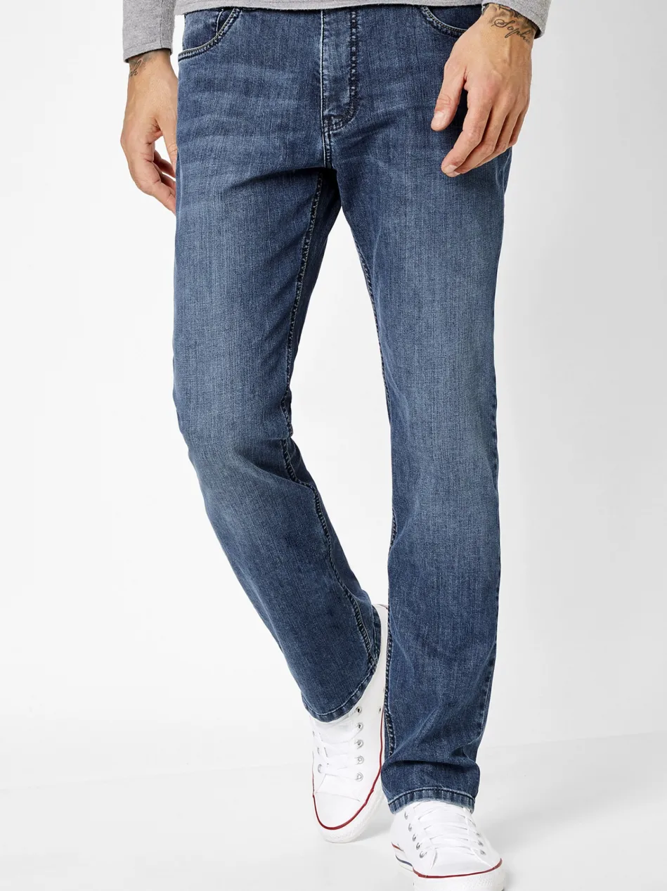 Herren 5-Pocket Jeans - Langley Regular Fit