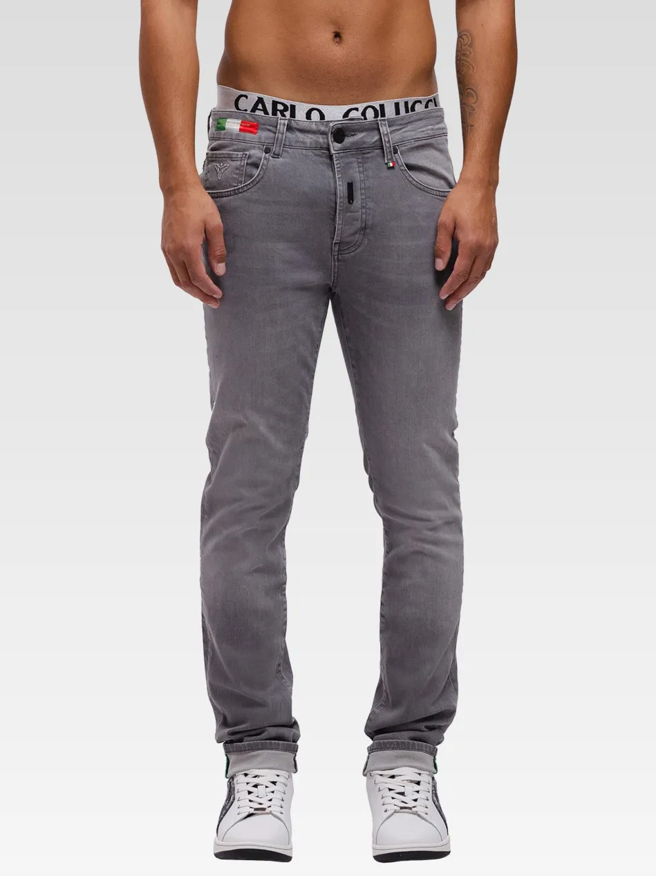 Herren 5-Pocket-Jeans - Cazzolla