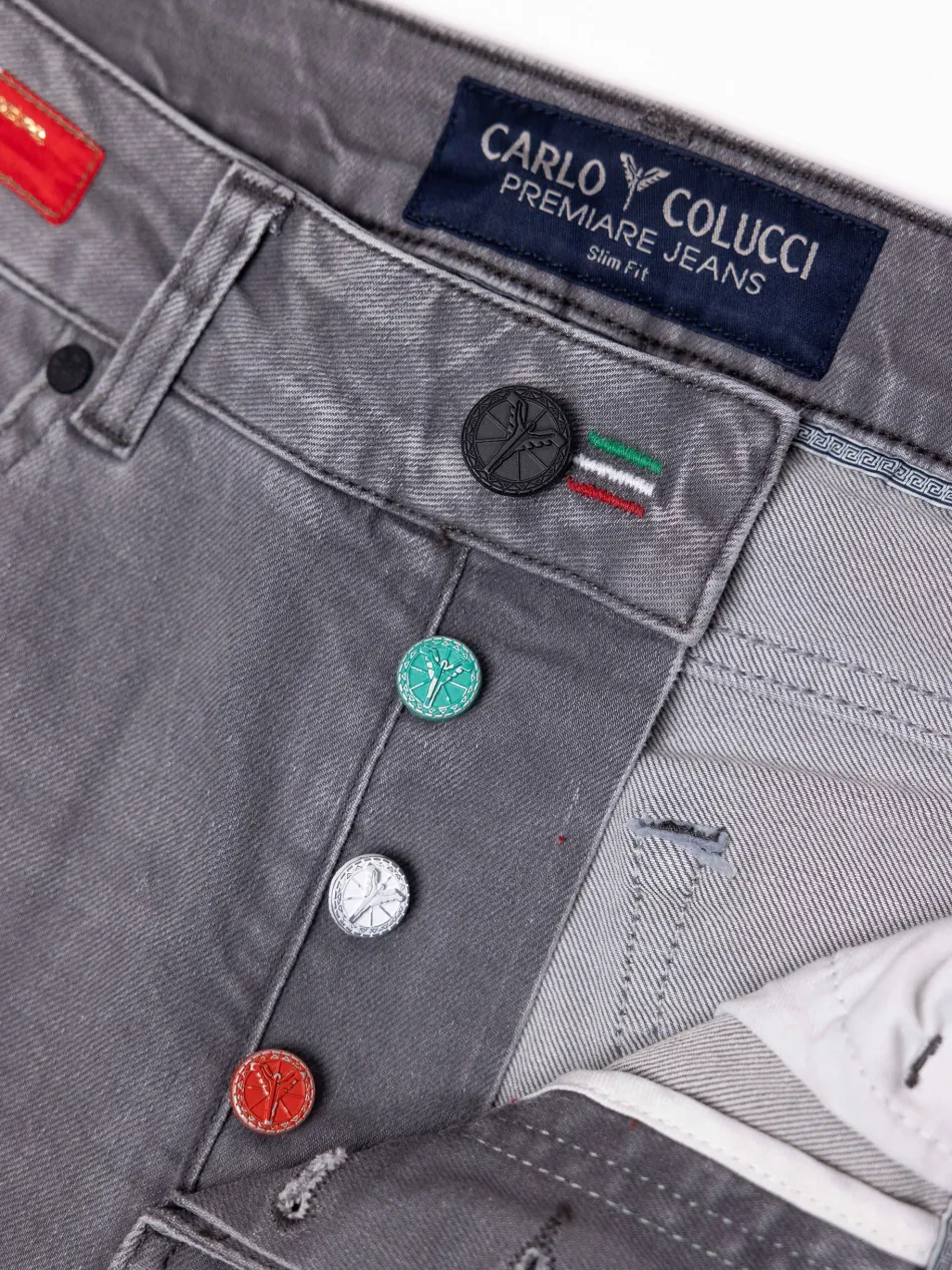 Herren 5-Pocket-Jeans - Cazzolla