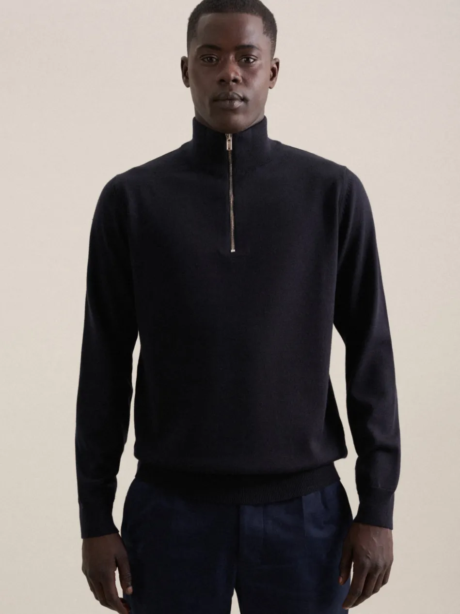 Herren Quarter Zip - Uni