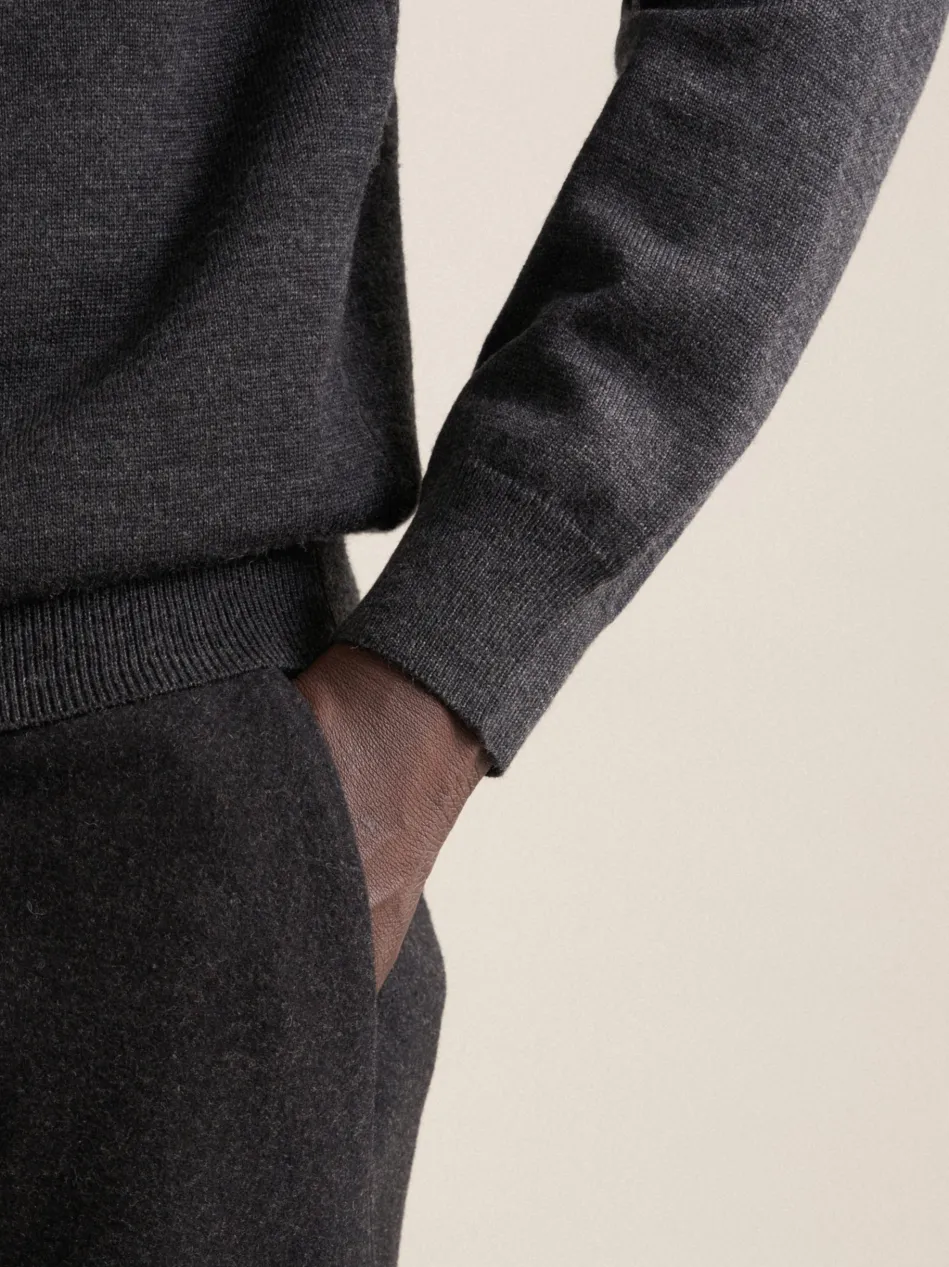 Herren Quarter Zip - Uni