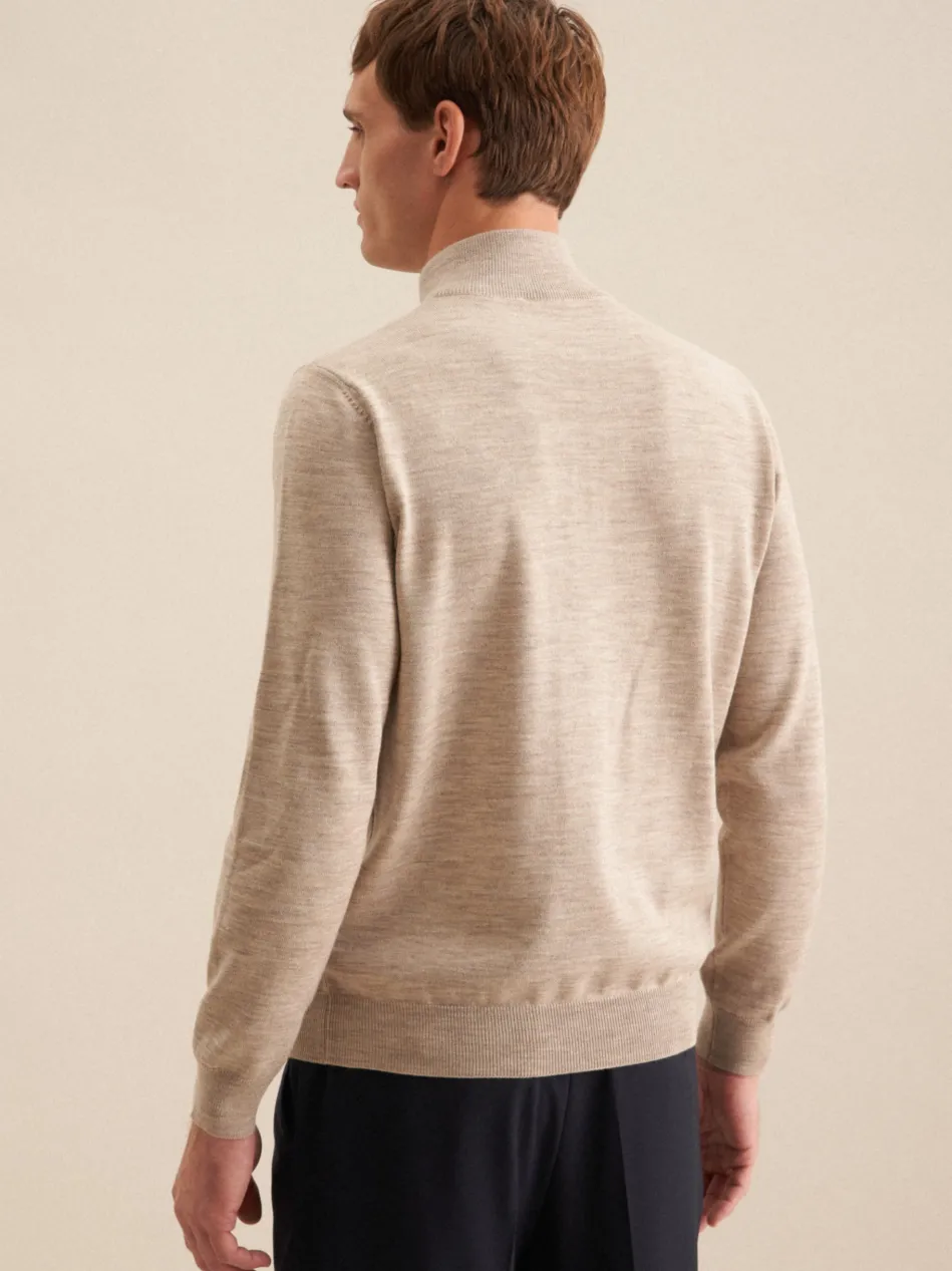 Herren Quarter Zip - Uni